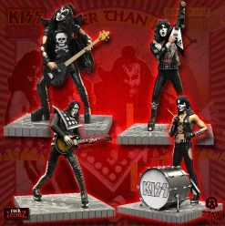 KISS Collectible 2017 KnuckleBonz Rock Iconz Hotter Than Hell Ace Frehley Statue #99 Of 3000