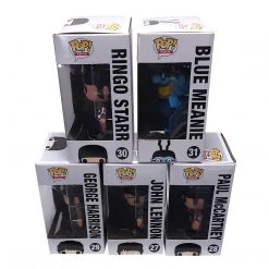 Beatles 2012 Funko Pop! Rocks Yellow Submarine 5 Figure Set Non-Perfect Boxes Beatles, The
