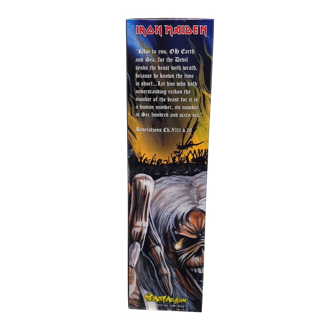 Iron Maiden Collectible 2002 Art Asylum Number Of The Beast Eddie LP 18" Figure