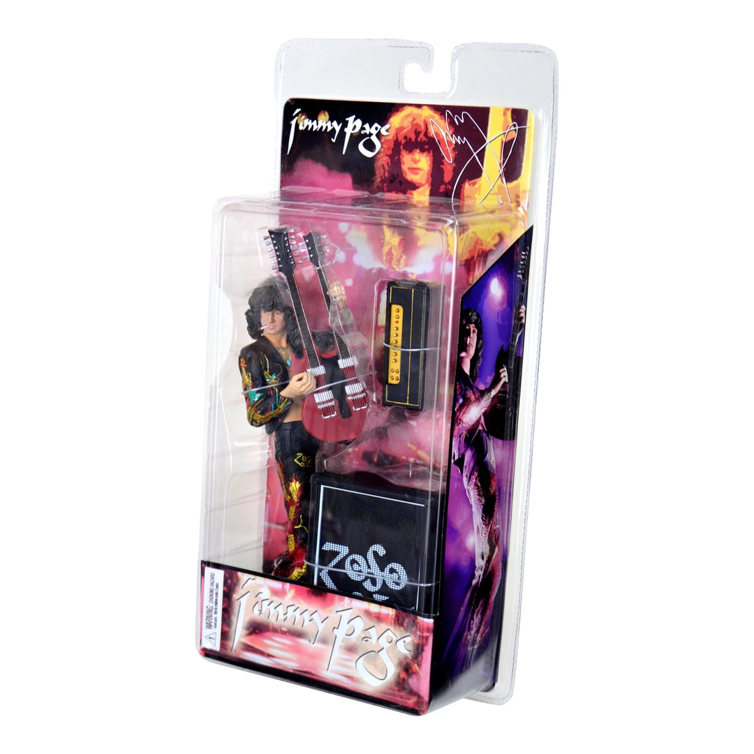 Led Zeppelin Collectible: NECA 2006 Jimmy Page Dragon Suite 7" ZOSO Figure