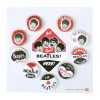 The Beatles Beatles Memorabilia: 50th Anniversary Reproduction Collectible 1964 Seltaeb Buttons