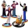 Beatles Collectibles:2011 Knucklebonz Yellow Submarine Rock Iconz Statue Set