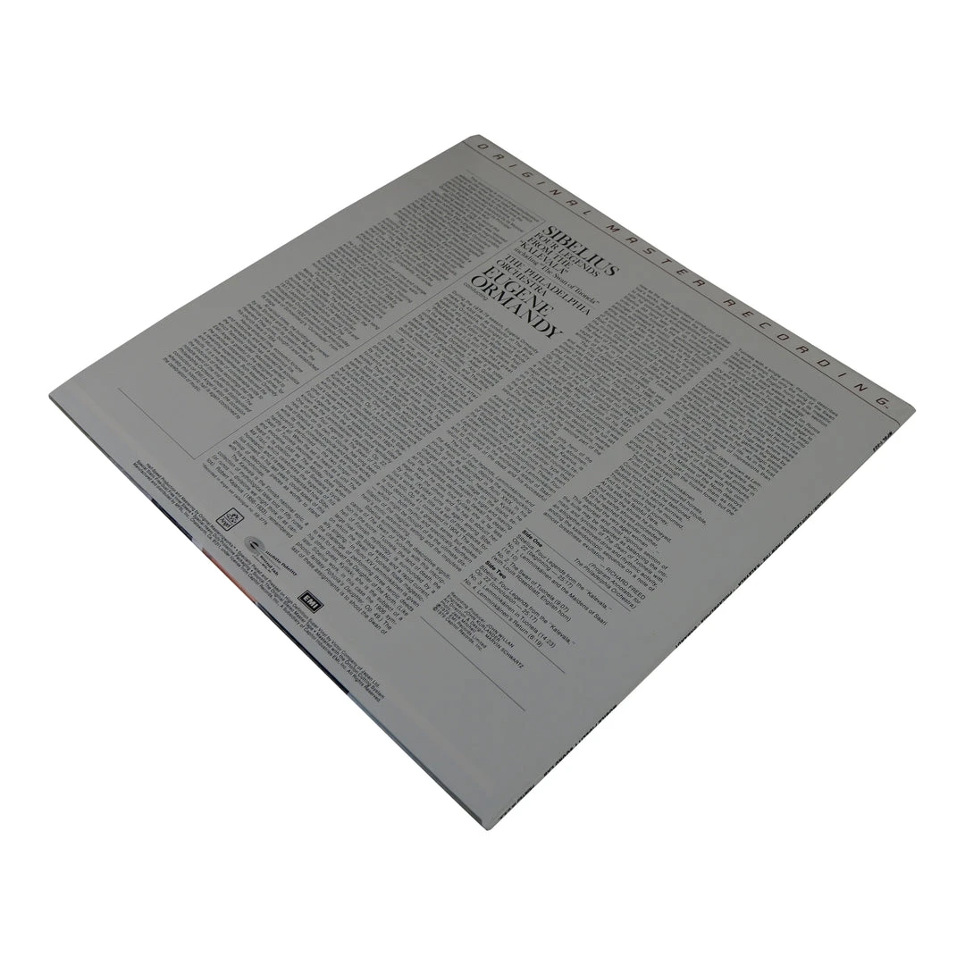 MFSL: 1979 Mobile Fidelity Four Legends From The Kalevala Op. 22 LP #1-523 Mobile Fidelity MFSL