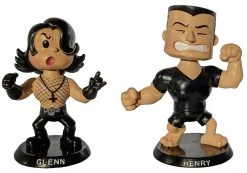 Henry & Glenn Forever Collectible Artist Edition 2021 Aggronautix Throbblehead Set LE Of 500