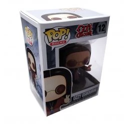 Black Sabbath Collectible 2011 Funko Ozzy Osbourne POP! Rocks Figure #12 In Stacks Display Case