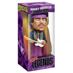 Jimi Hendrix Collectible 2009 Funko Rock Legends Purple Haze Wacky Wobbler Bobble Head Figure