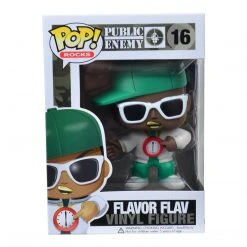 SOLD OUT -Public Enemy Collectible: Funko 2011 Flavor Flav Pop! Rocks Vinyl Figure #16