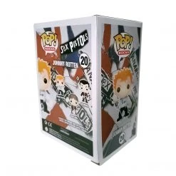 Sex Pistols Collectible 2012 Funko Pop! Rocks Johnny Rotten Figure In A Stacks Display Case