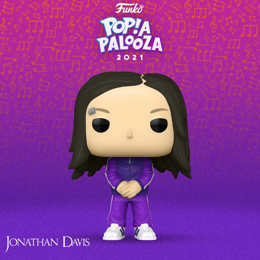 KoRN 2021 Handpicked Funko Pop Rocks Jonathan Davis Figure In Protector