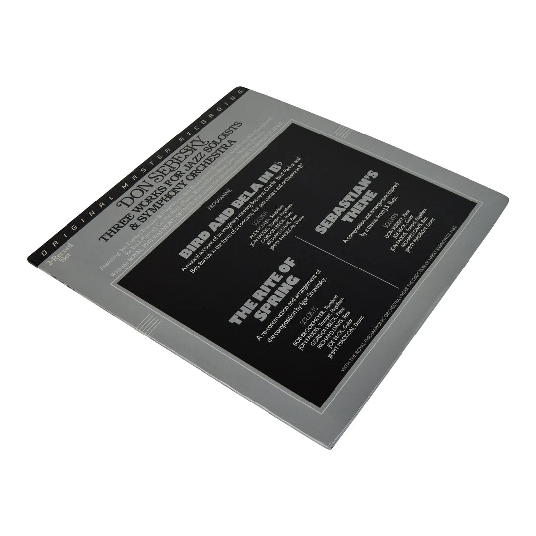 MFSL Collectors: 1979 Mobile Fidelity Don Sebesky: Three Works For Jazz Soloists And Symphony Orchestra LP #200J-3