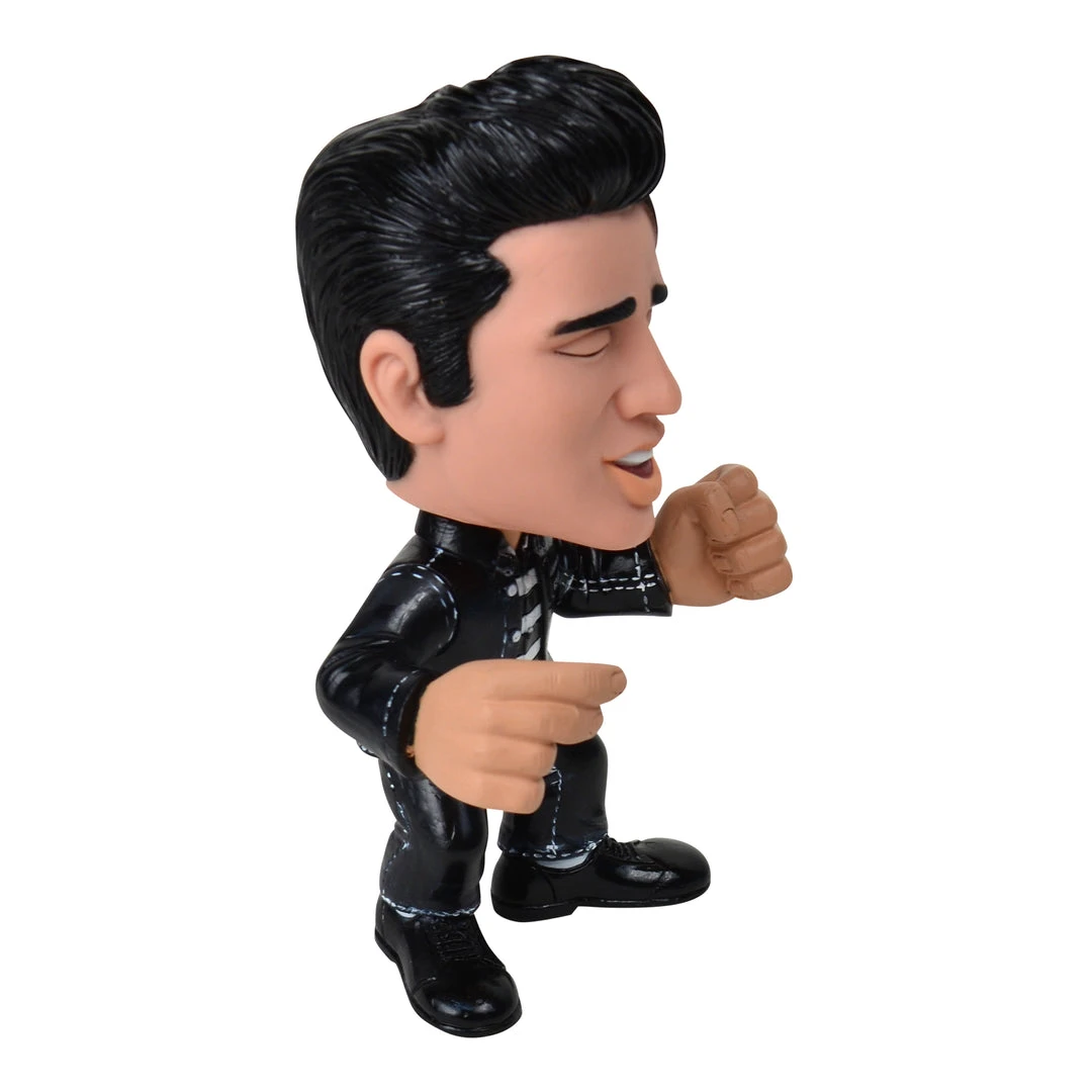 Elvis Presley Movie Collectible: 2009 Funko Force Jailhouse Rock Figure In Blue Lid Display Case