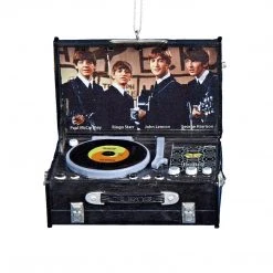 Kurt Adler Beatles, The The Beatles Retro Black Record Player 3-Inch Ornament