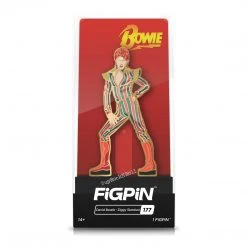 David Bowie Collectible 2019 FiGPiN Ziggy Stardust Pin #177 In Custom Display & Jewel Case