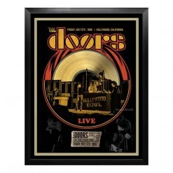 The Doors Collectible Framed Live At Hollywood Bowl Concert LP Album Collage 24x30 Doors, The
