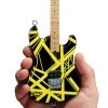 Axe Heaven EVH Black & Yellow VH2 "Bumblebee" Eddie Van Halen Mini Guitar Replica Collectible