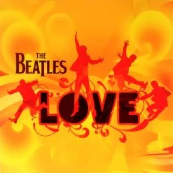 Beatles Collectible LOVE Cirque Du Soleil Record LP Album Art Flat Promo Poster