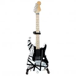 Axe Heaven EVH Black & White VH1 Eddie Van Halen Mini Guitar Replica Collectible
