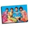 Steiner Sports Beatles, The Beatles Sgt Pepper Wall Art Stretched Canvas Group Pose Blue BG Photo 24x26