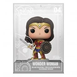 BuyRockNRoll Wonder Woman Collectible 2022 Funko Shop Exclusive Pop! Die-Cast DC Comics Figure W/ Sword & Shield