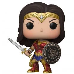 BuyRockNRoll Wonder Woman Collectible 2022 Funko Shop Exclusive Pop! Die-Cast DC Comics Figure W/ Sword & Shield