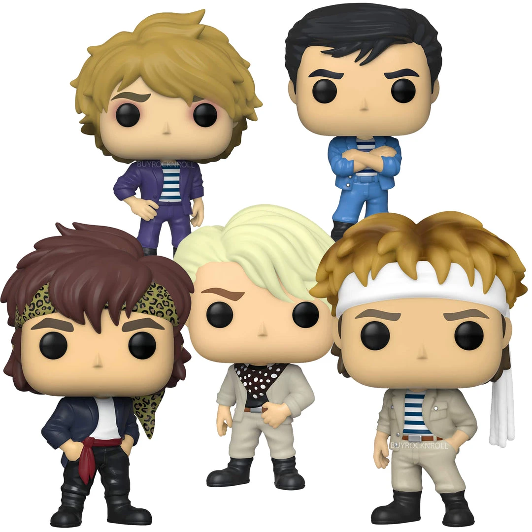 Duran Duran Collectible Handpicked 2020 Funko Pop! Rocks Set Of 5 Figures In Protectors