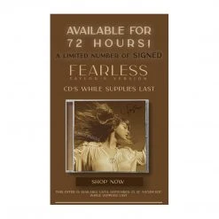 Taylorswift.com Taylor Swift Collectible 2021 Taylor's Version Limited Edition Fearless Autographed/Signed CD