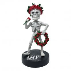 Grateful Dead, The Grateful Dead Collectible 2021 Kollectico Skull & Roses 50th Anniversary Bobblehead