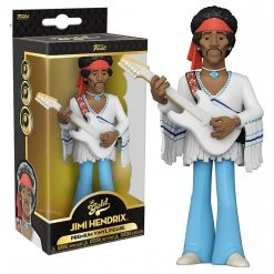 Jimi Hendrix Collectible 2022 Funko 12 &5 Inch Premium Gold Vinyl Figures