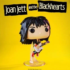 Joan Jett & The Blackhearts Handpicked 2021 Funko Pop Rocks Figure #265 In Protector