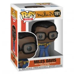 BuyRockNRoll Miles Davis Collectible 2022 Funko Pop Rocks Figure #191 In Protector