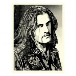 BuyRockNRoll Motorhead Collectible 2021 Obey Giant Lemmy Damaged Case Screen 18x 24 Print Limited Edition 550