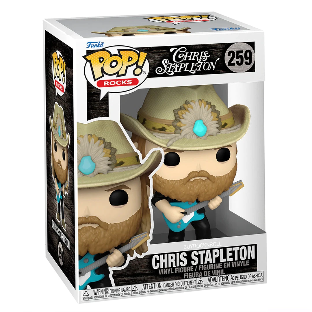 Chris Stapleton Collectible Funko Pop! Rocks Vinyl Figure In Protector