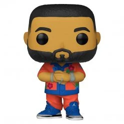 DJ Khaled 2021 Handpicked Funko Shop Exclusive Pop Rocks Figure #238 In Protector Display