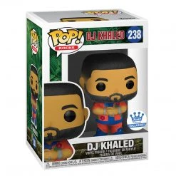 DJ Khaled 2021 Handpicked Funko Shop Exclusive Pop Rocks Figure #238 In Protector Display