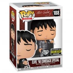 Elvis Presley Collectibles Funko Pop Rocks 4 Figure Set:'68 Comeback, Blue Hawaii & Jailhouse Rock