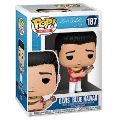 Elvis Presley Collectibles Funko Pop Rocks 4 Figure Set:'68 Comeback, Blue Hawaii & Jailhouse Rock