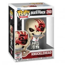 BuyRockNRoll Five Finger Death Punch Collectible Funko 2022 POP Rocks FFDP Mascot Knucklehead Figure #260