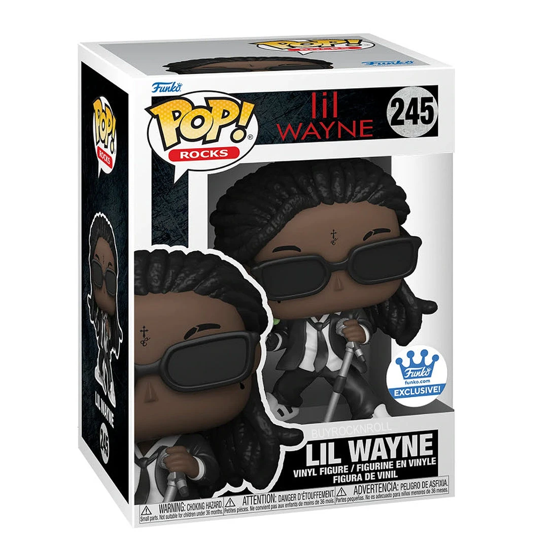 Lil Wayne Collectible 2021 Handpicked Funko Pop! Rocks Figure In Protector Display Case