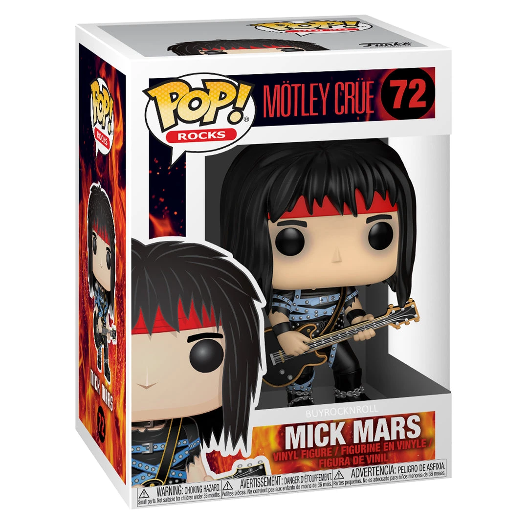 Motley Crue Collectible Handpicked 2018 Funko Pop! Rocks Figure Set In Protectors