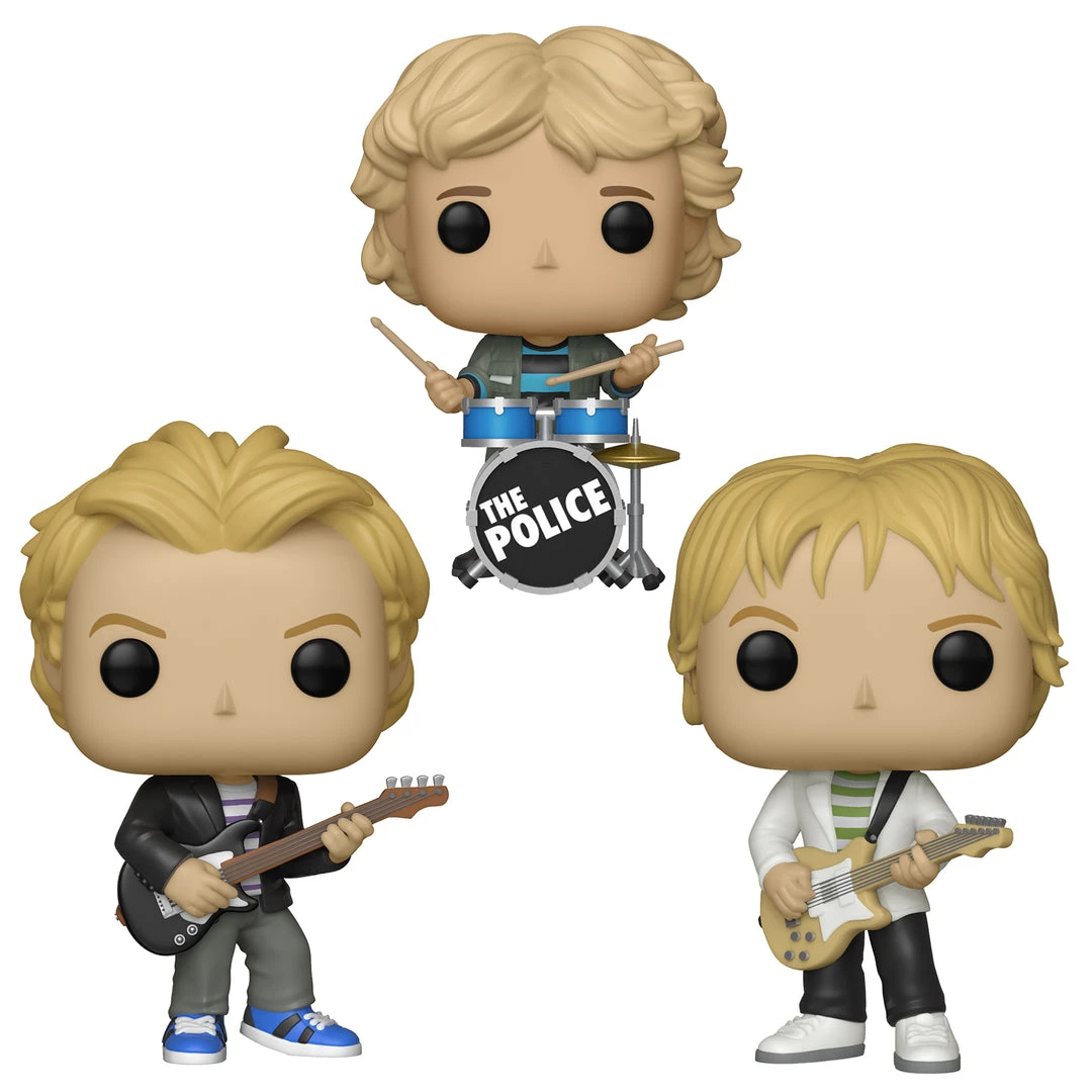 Pop! Rocks The Police Handpicked 2019 Funko Pop Rocks Figures Set Sting Andy Stewart