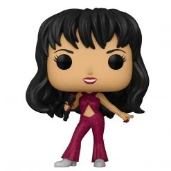 Selena Collectible 2021 Handpicked Funko Pop Rocks #205 Burgundy Outfit Glitter Figure In Protector