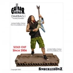 KnuckleBonz SOLD OUT! Pantera Collectible: 2005 KnuckelBonz Rock Iconz Dimebag Darrell Statue