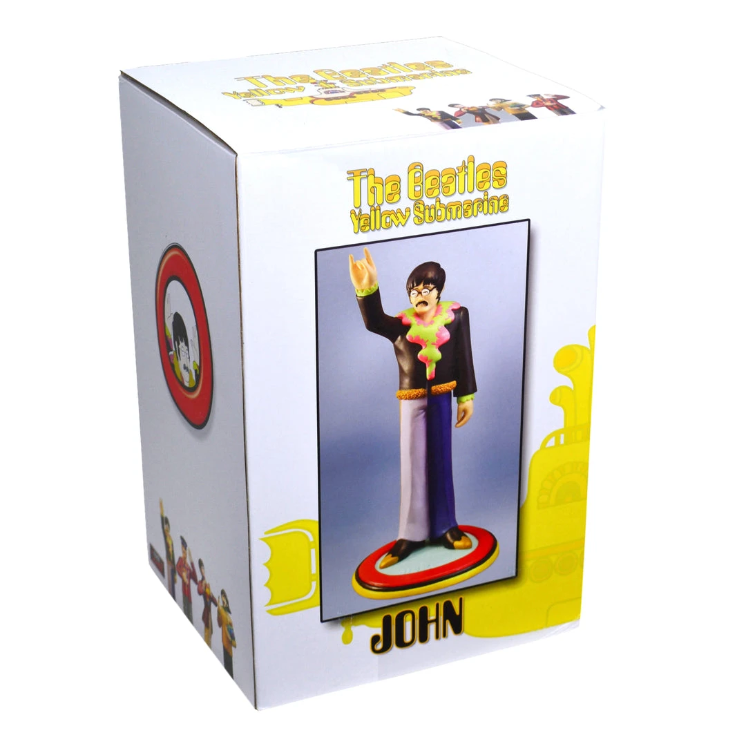 Beatles Collectibles:2011 Knucklebonz Yellow Submarine Rock Iconz Statue Set
