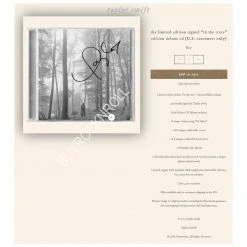 BuyRockNRoll Taylor Swift Collectible 2020 Limited Edition Folklore Signed "in The Trees" Deluxe CD