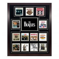The Beatles Collectible Steiner Sports Framed US Album Discography Collage Capitol Records Releases 1964 -1970 Beatles, The