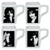 Vandor The Beatles Collectibles: 2019 White Album Square Ceramic 12 Oz Mug Set Of 4 Beatles, The