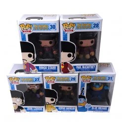 Beatles, The Rare Beatles Collectible 2012 Funko Pop! Rocks Yellow Submarine 5 Figure Set