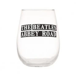 Beatles Collectibles Vandor 2018 Abbey Road 18 Oz Contour Glasses - Set Of 2