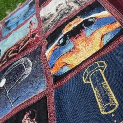RUSH 2020 Collectible LP Album Cover Logos Woven Blanket/Wall Hanging 50"x 60"