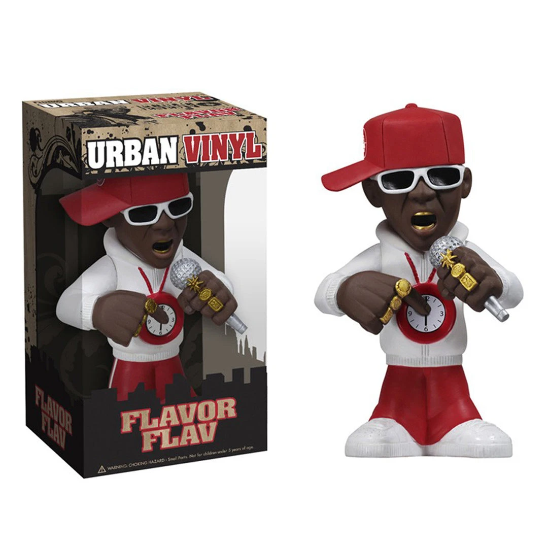 Public Enemy Collectible 2011 Funko Flavor Flav Chuck D Urban Vinyl 6" Figures